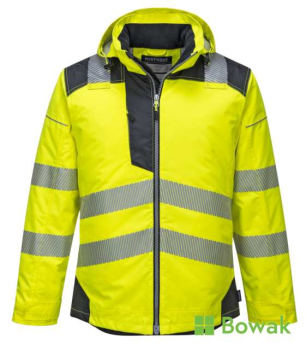 Hi-Vis Yellow Rain Jacket