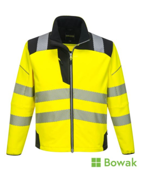 Hi-Vis Yellow Softshell Jacket