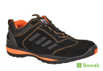 Steelite Lusum Safety Trainer Black Orange Steelite Lusum Safety Trainer Black Orange
