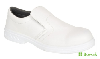 Steelite Slip-On Safety Shoe White Steelite Slip-On Safety Shoe White