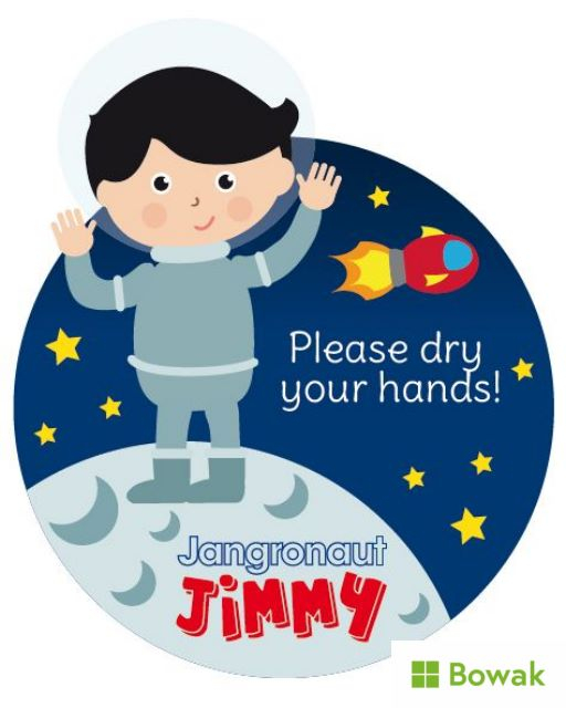 Jangronauts Stickers Dry Your Hands Jimmy Jangronauts Stickers Dry Your Hands Jimmy
