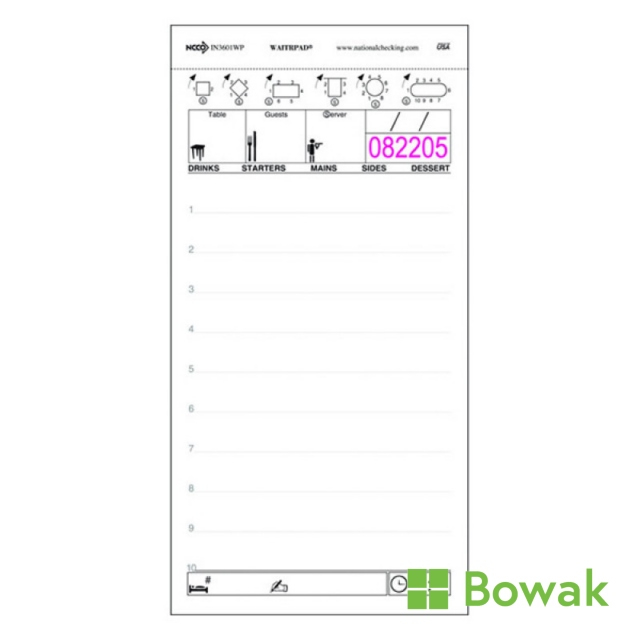 Single Part Order Pads 9x17cms Single Part Order Pads 9x17cms