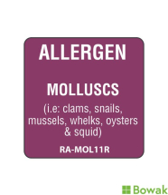 Allergen Alert Labels Molluscs