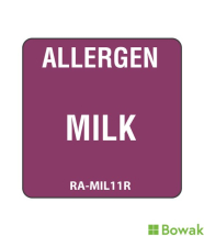 Allergen Alert Labels Milk