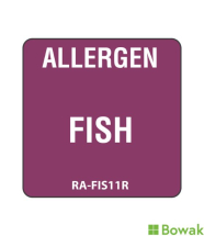 Allergen Alert Labels Fish