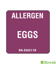 Allergen Alert Labels Eggs