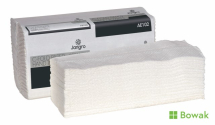 Jangro Premium C Fold Hand Towel White