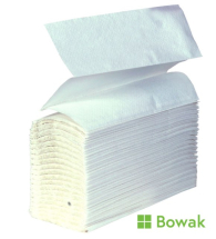 Jangro Z Fold Hand Towel White