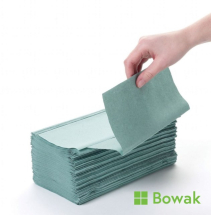 Jangro Contract V Fold Hand Towel Green