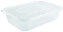 Microwavable Food Container & Lid 500cc