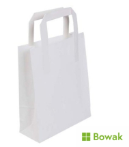White Paper Carrier Bags Large Size
