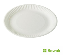 Paper Plate Round White 6inch