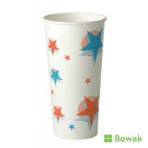 Star Ball Cold Drink Paper Cup 22oz