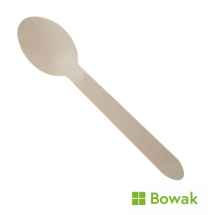 Birch Wood Dessert Spoon
