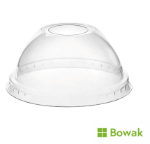 rPET Dome Lid with Hole 78mm