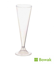 Clarity Plastic Champagne Flute 130ml