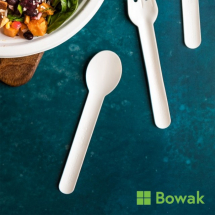 Paper Spoon Compostable 6.2in