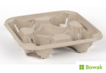 Carry Tray 4 Cup Moulded
