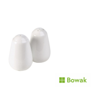 Genware Porcelain Salt Shaker 7cm/2.75" White