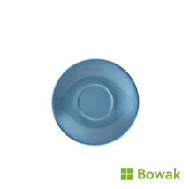Genware Porcelain Blue Saucer 12cm
