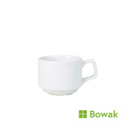 Genware Porcelain Stacking Cup 20cl/7oz White