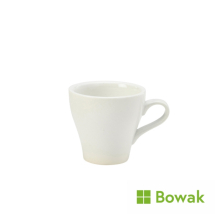 Genware Porcelain Tulip Cup 9cl/3oz White