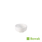 Genware Porcelain Butter Pat 6.5cm/2.5" White