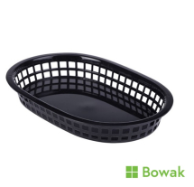Fast Food Basket Black 275 x 175mm