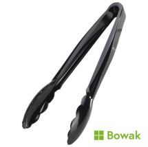 Utility Tongs 9inch Black Polycarbonate