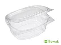 Oval Salad Container Clear 750cc