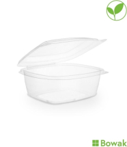 Deli 24oz Container Hinged Lid PLA