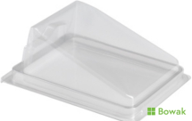 Gateaux Slice Box Clear Plastic Hinged