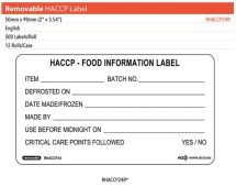 Food Information Labels