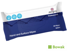 Jangro Hand & Surface Wipes 80 Flow Pack