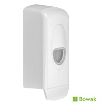 Bowak White Plastic Foam Soap Refillable Dispenser