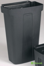 Refuse Box Black for Catering Service Cart