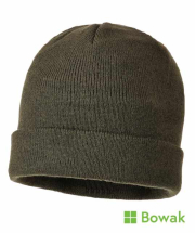 Knit Beanie Insulatex Hat Olive Green