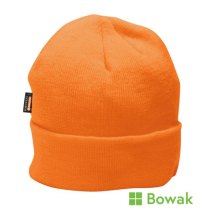 Knit Beanie Insulatex Hat Orange