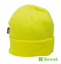 Knit Beanie Insulatex Hat Yellow
