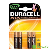 Duracell Alkaline Batteries AAA Size (4)