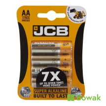 JCB Alkaline AA Batteries (4)