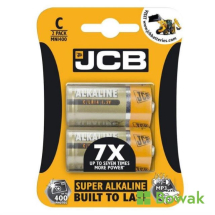 JCB Alkaline C Batteries (2)