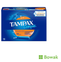 Tampax Compak SuperPlus Tampon With Applicator  6x18s