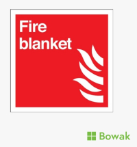 Fire Blanket Sign 200x200mm S/A
