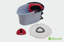 VILEDA ULTRASPIN KIT RED bucket spinner,frame, mop head