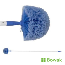 Domed Head Cobweb Brush with Extender Handle
