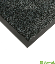 Microfibre Doormats Black 90 x 150cm