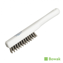 Catering Wire Brush Stainless White