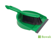 Dustpan & Soft Brush Green