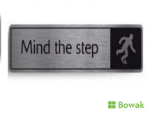 Mind Your Step With Symbol Silver 43mm x 178mm